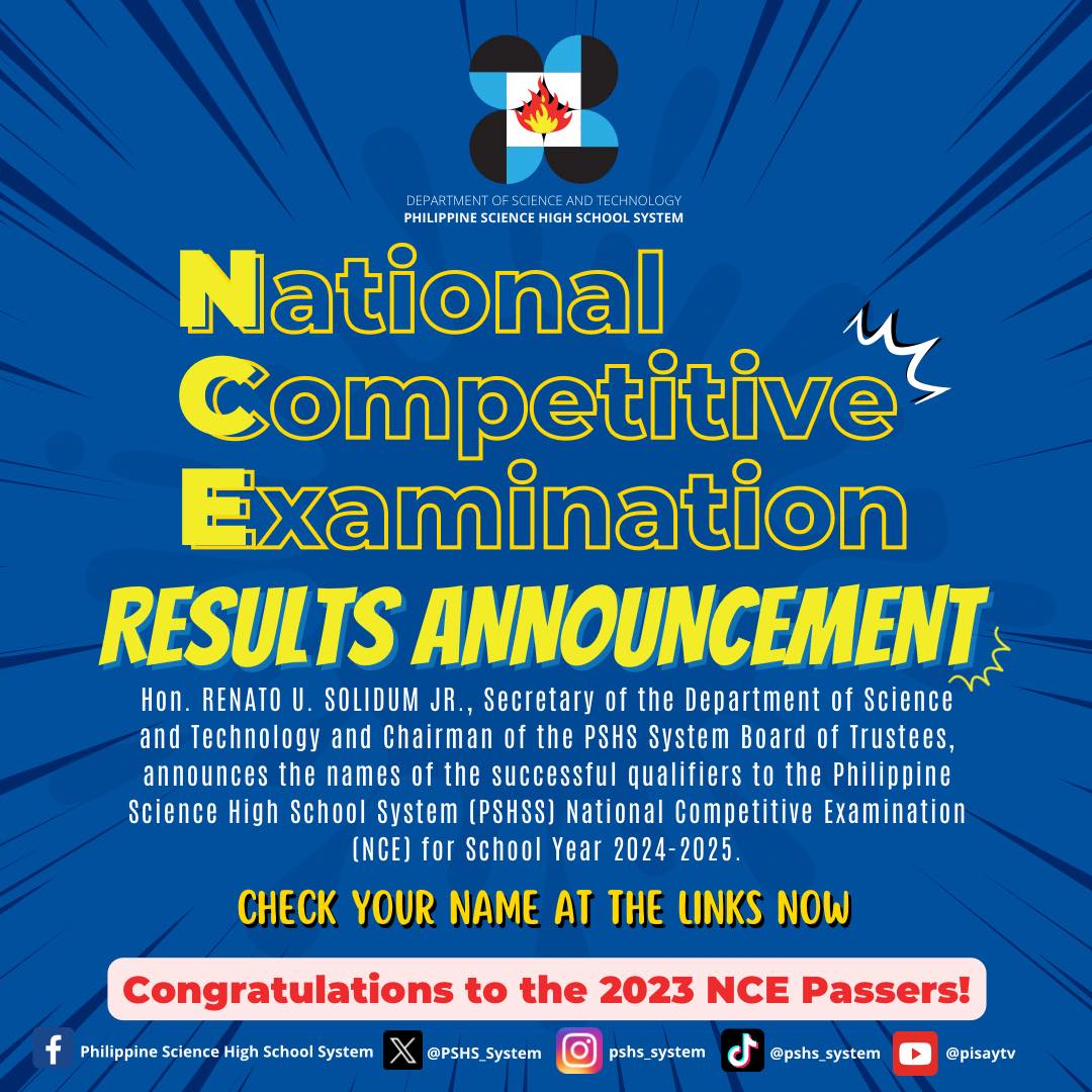 NCE2023 results