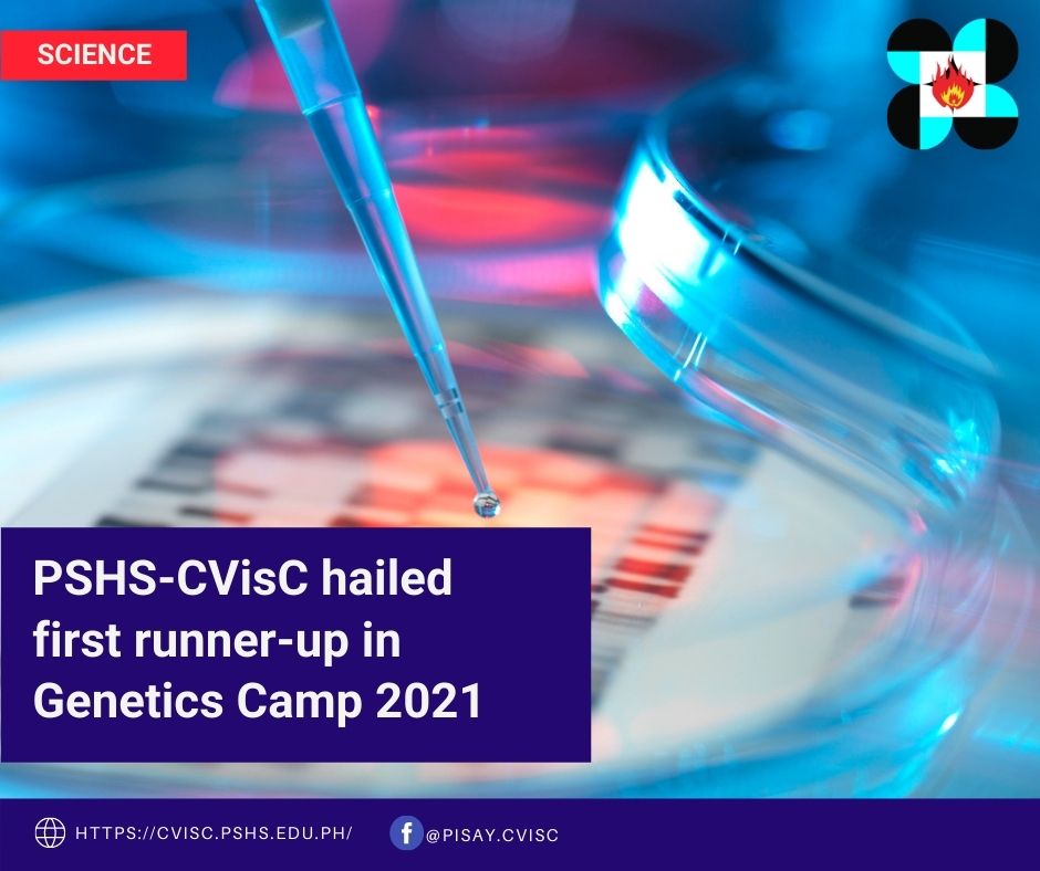 PSHS CVisC hailed 1st runner up in Genetics Camp 2021
